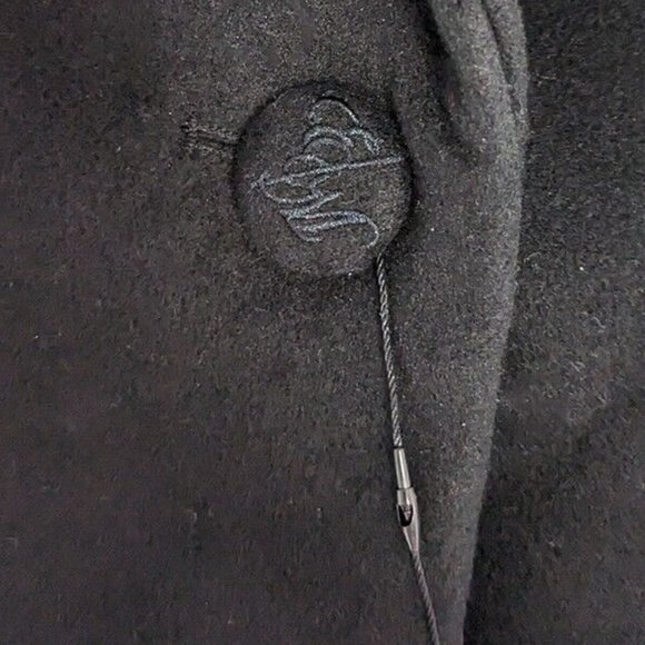 EatMe Eat Me Black Trenchcoat 2023 Happy Bag Jirai Larme kei Size 0 Japan - Picture 5 of 7